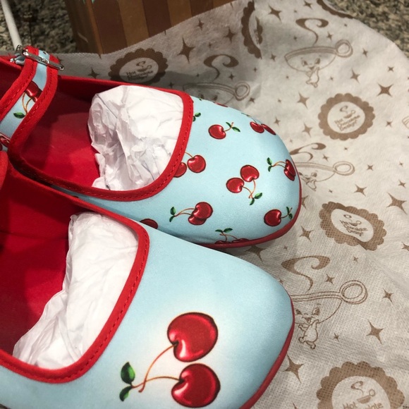 Cherry 🍒 Mary Jane Flats by Irregular Choices - Picture 6 of 16